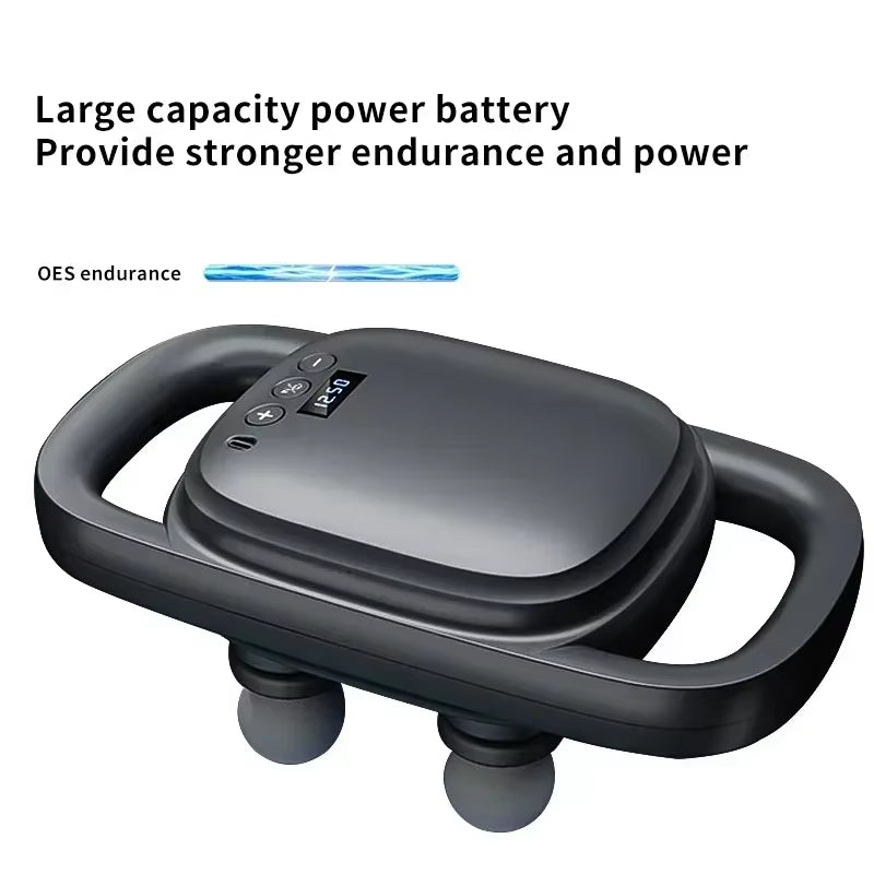 Professional Grade 4-Head Fascia Gun Wireless Handheld Automatic Massager to Relieve Muscle Soreness Dynamic Therapy Vibrator